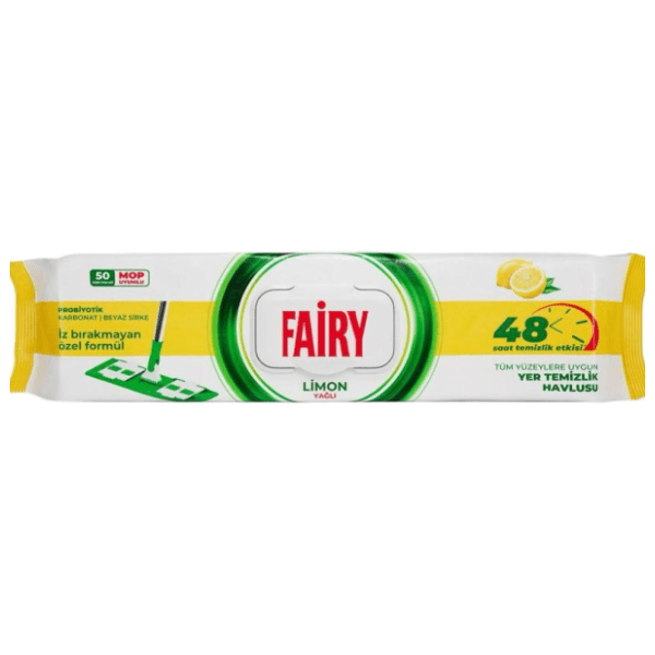 Maramice za čišćenje FAIRY limun 50kom