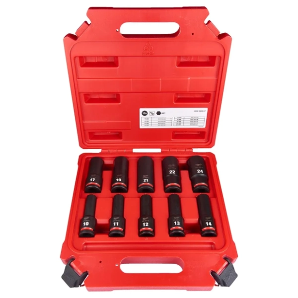 MILWAUKEE 10-24mm 4932480457 set nasadnih kovanih dugih ključeva