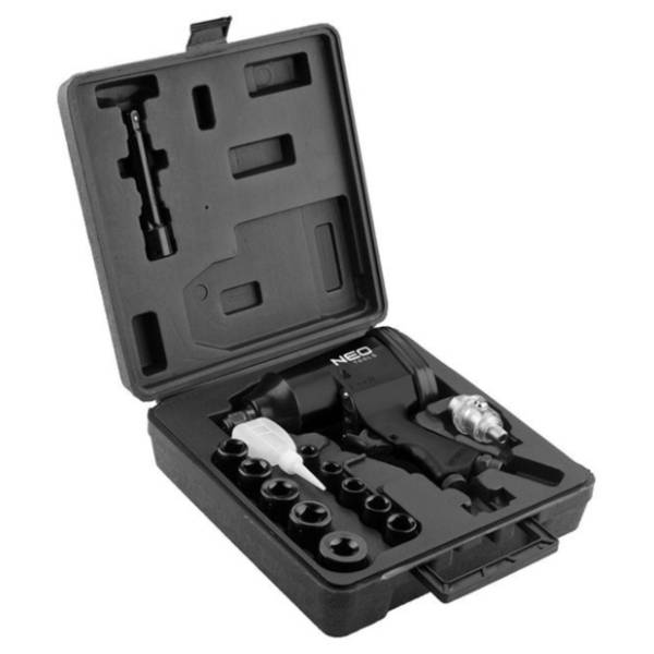 NEO TOOLS 14-502 udarni pneumatski ključ u setu