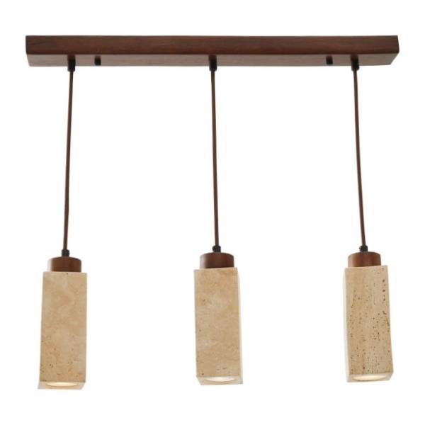 OPVIQ visilica 3x10W GU10 Mule R Walnut
