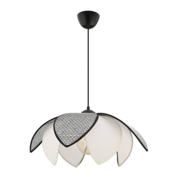 OPVIQ visilica 40W E27 Peony Hazeran Grey White