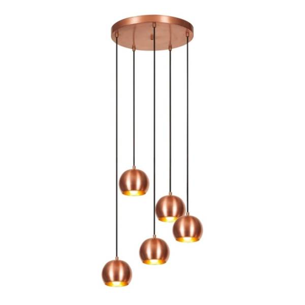 OPVIQ visilica 5x40W E27 Sivani MR 999