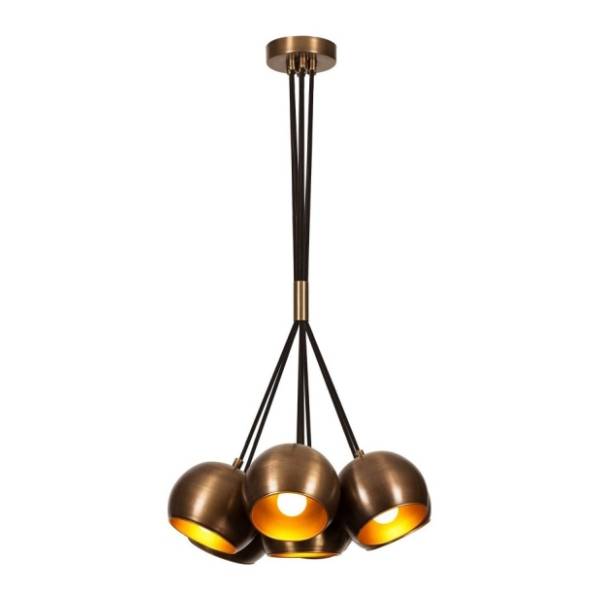 OPVIQ visilica 7x40W E27 Sivani MR 626