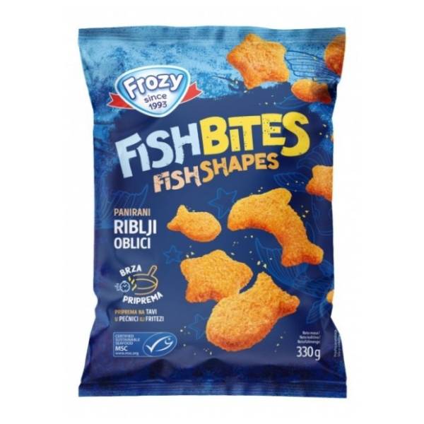 Panirani riblji oblici FROZY 330g