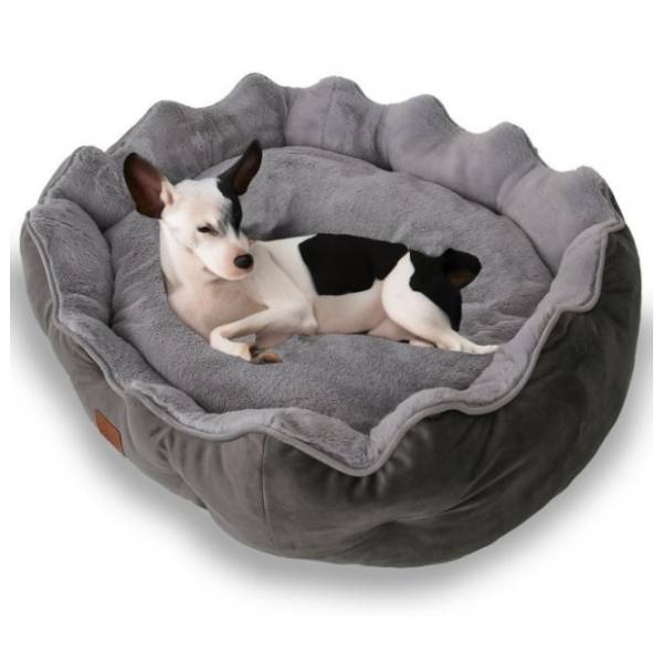 PAWS & WHISKERS Elsa Dog krevet za pse 75x65x25cm antracit