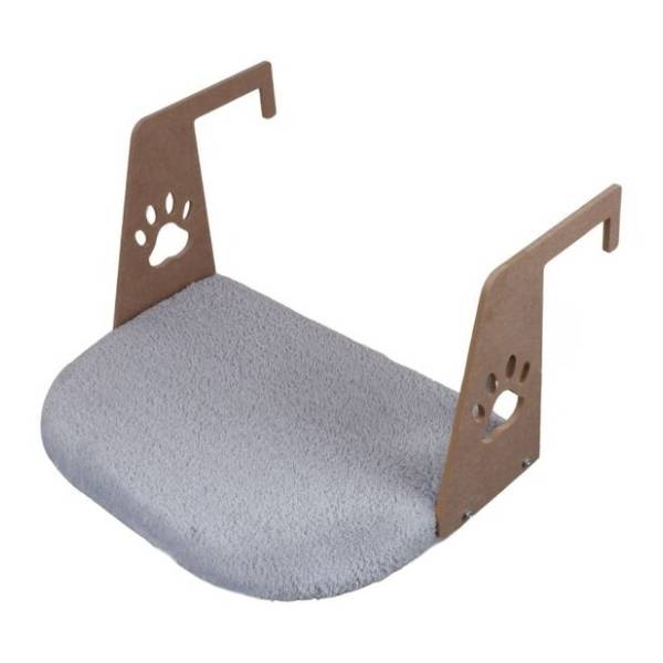 PAWS & WHISKERS Riana krevet za mačke sivi