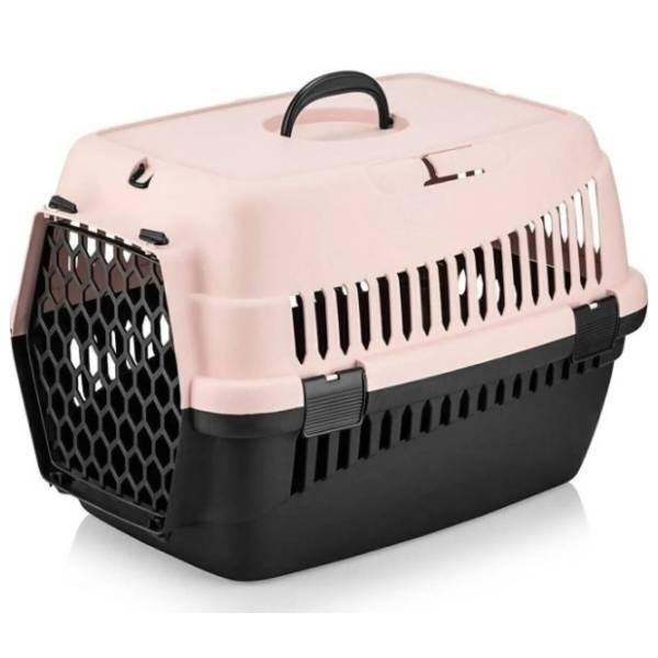 PAWS & WHISKERS transporter za mačke 49x35x32,5cm roze