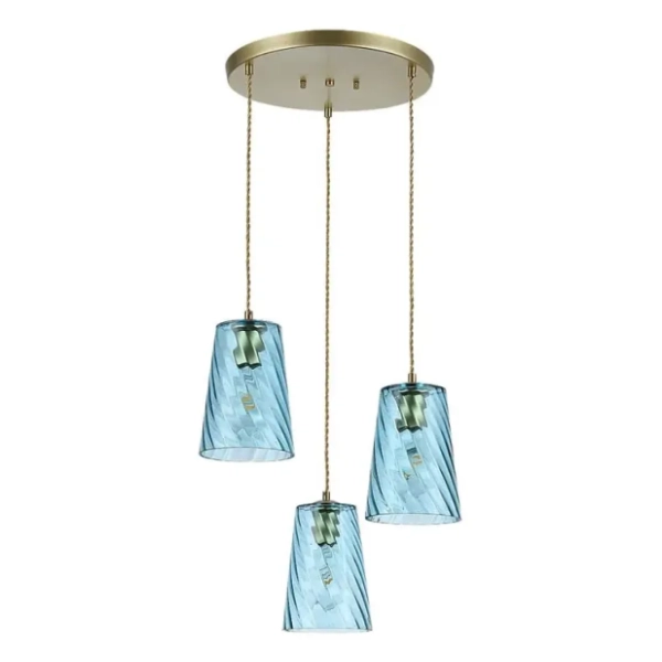 RABALUX visilica 3x40W E27 Azurine 5227