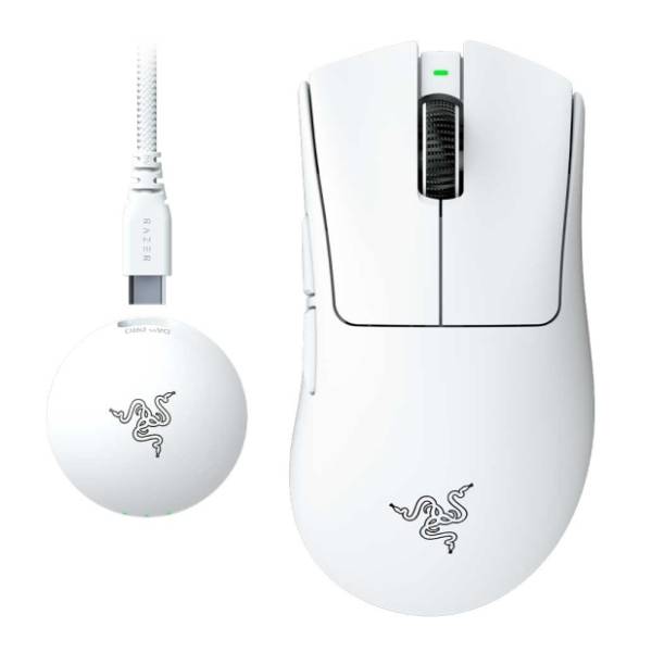 RAZER bežični miš DeathAdder V4 Pro beli