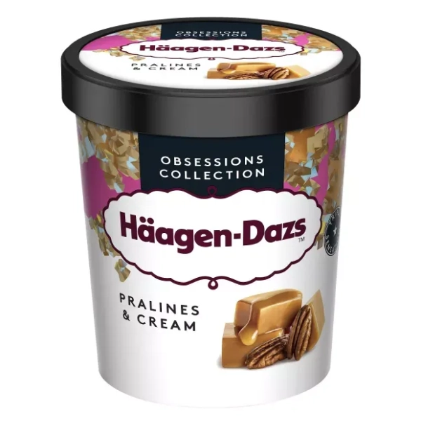 Sladoled HAAGEN DAZS pralines & cream 460ml