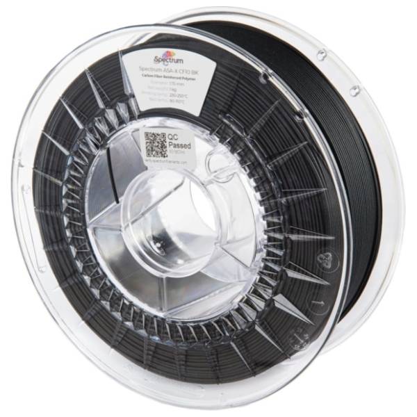 SPECTRUM ASA-X CF10 1kg Black 1,75mm filament za 3D štampač
