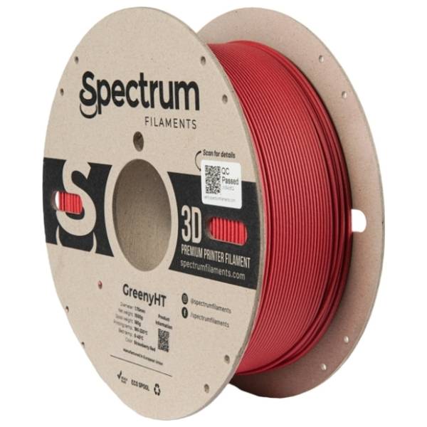 SPECTRUM GreenyHT 1kg Strawberry Red 1,75mm 3D filament