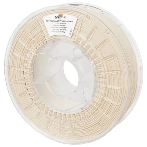 SPECTRUM LW-ASA UltraFoam 750g Natural 1,75mm 3D filament