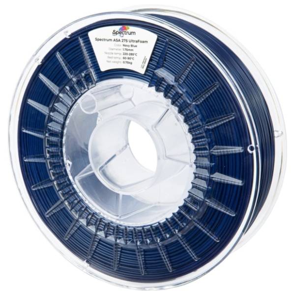 SPECTRUM LW-ASA UltraFoam 750g Navy Blue 1,75mm 3D filament