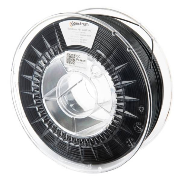 SPECTRUM PET-G HT100 1kg Obsidian Black 1,75mm 3D filament