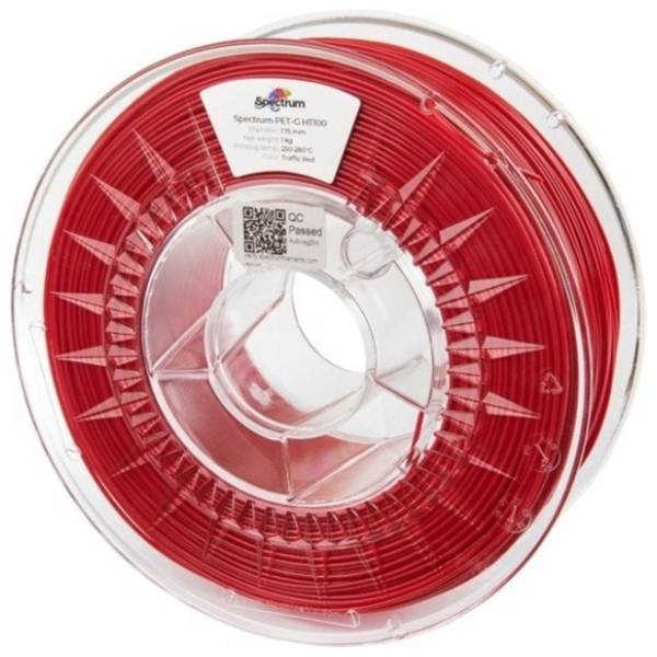 SPECTRUM PET-G HT100 1kg Traffic Red 1,75mm 3D filament