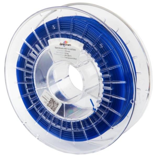 SPECTRUM PET-G HT100 500g Transparent Blue 1,75mm 3D filament