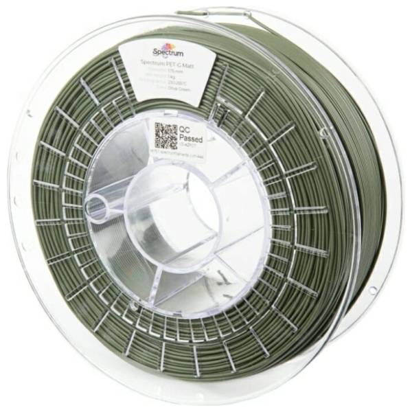 SPECTRUM PET-G Matt 1kg Olive Green 1,75mm 3D filament