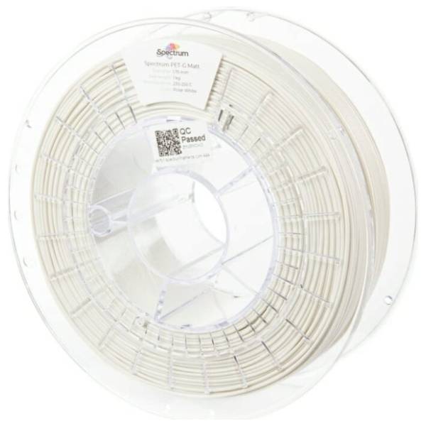 SPECTRUM PET-G Matt 1kg Polar White 1,75mm 3D filament