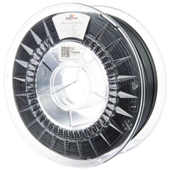 SPECTRUM PET-G/PTFE 1kg Traffic Black 1,75mm 3D filament
