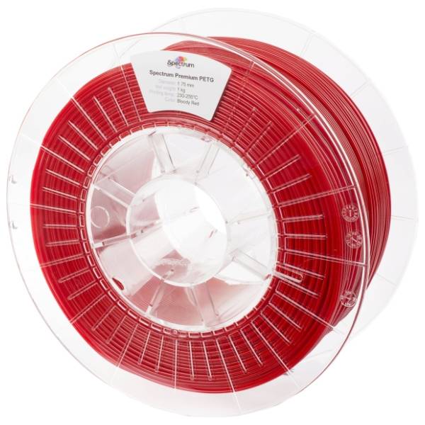 SPECTRUM PETG Premium 1kg Bloody Red 1,75mm 3D filament
