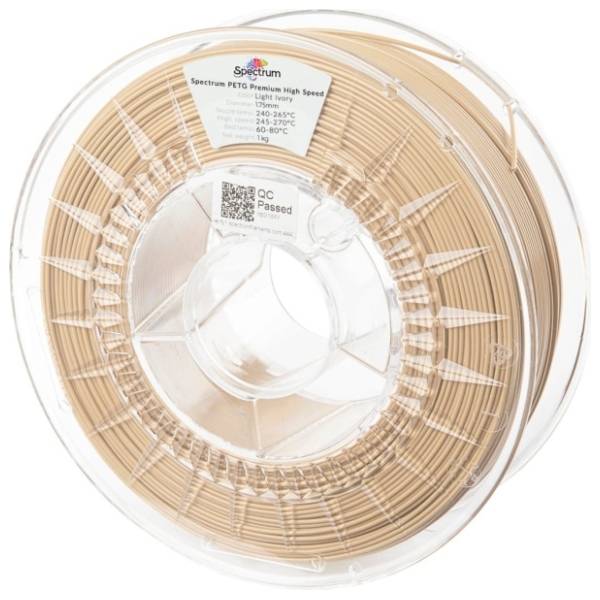 SPECTRUM PETG Premium High Speed 1kg Light Ivory 1,75mm 3D filament