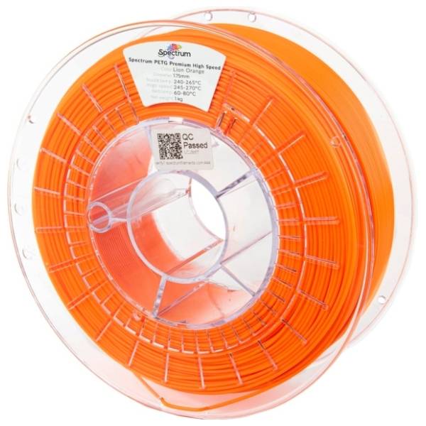 SPECTRUM PETG Premium High Speed 1kg Lion Orange 1,75mm 3D filament