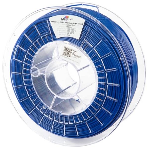 SPECTRUM PETG Premium High Speed 1kg Navy Blue 1,75mm 3D filament