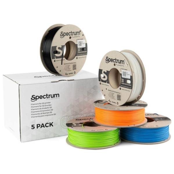 SPECTRUM PLA Premium 1.25kg 1,75mm set 5 filament za 3D štampač