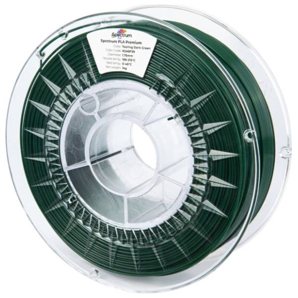 SPECTRUM PLA Premium 1kg Tooling Dark Green 1,75mm filament za 3D štampač
