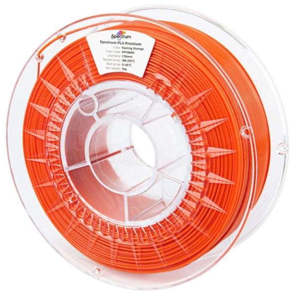 SPECTRUM PLA Premium 1kg Tooling Orange 1,75mm filament za 3D štampač