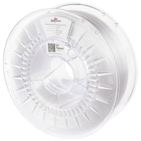 SPECTRUM Premium PCTG 1kg Clear 1,75mm 3D filament