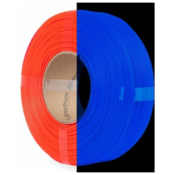 SPECTRUM ReFill Premium PLA 1kg High Speed Neon Orange UV 1,75mm 3D filament