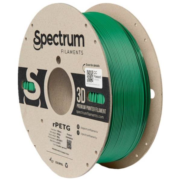 SPECTRUM RPETG 1kg Traffic Green 1,75mm 3D filament