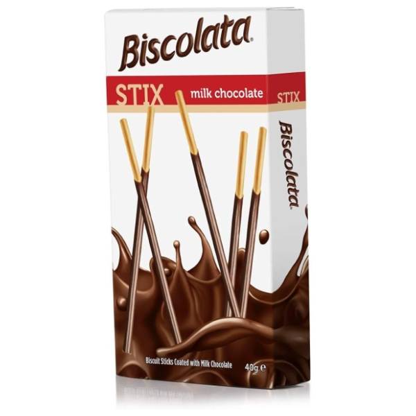 Štapići BISCOLATA stix milky 40g