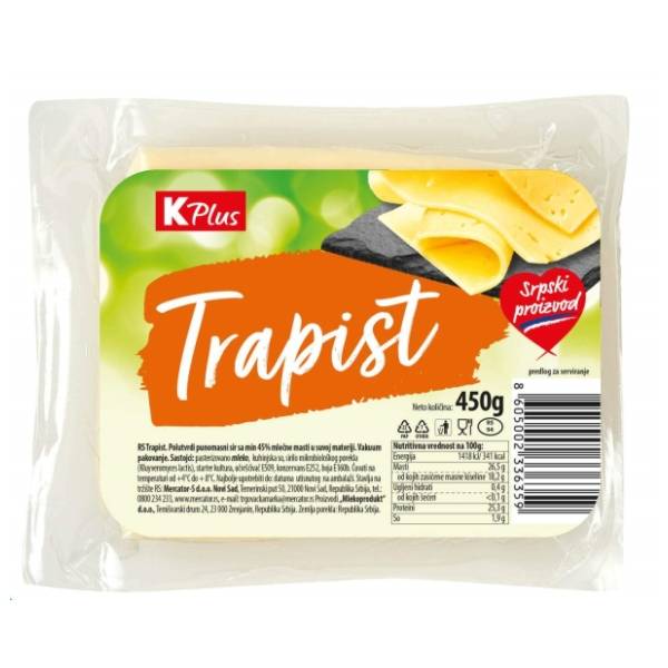 Trapist K PLUS 450g