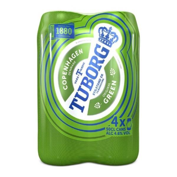 TUBORG 500ml 3+1 gratis