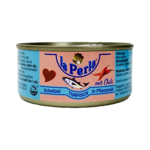 Tunjevina LA PERLA komadići sa čili paprikom 160g