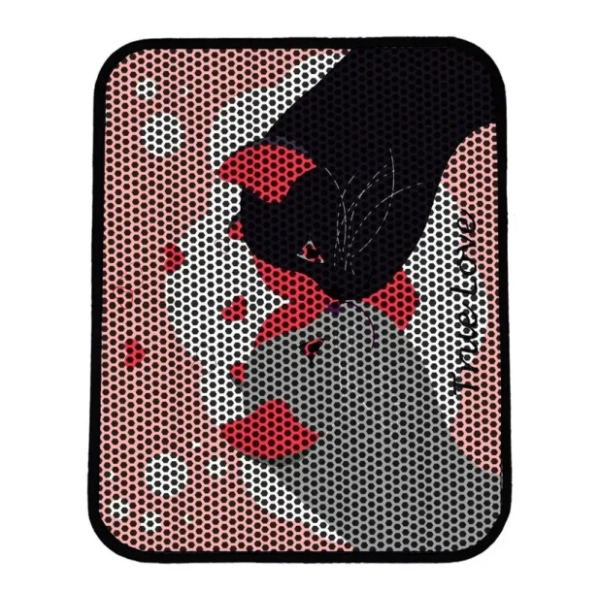 ALBERTO DESIGN podloga za mačji posip 45x60cm višebojna
