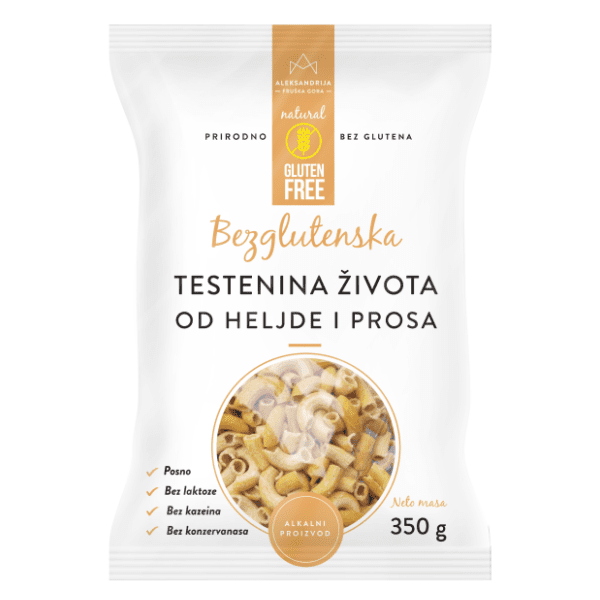 ALEKSANDRIJA bezglutenska testenina od heljde i prosa 350g