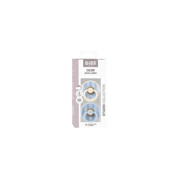 BIBS cucla Studio baby blue dusty blue (0-6m) 2kom
