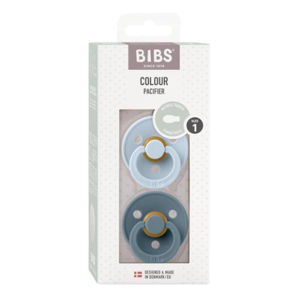BIBS duda Baby blue & petrol 2kom
