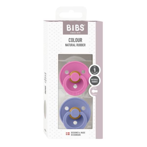 BIBS duda Bubblegum peri (0-6m) 2kom