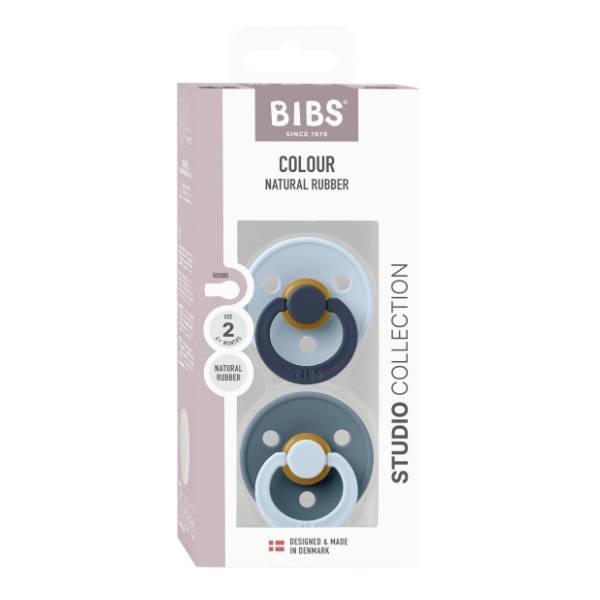 BIBS duda Studio fusion baby blue petrol (6-18m) 2kom