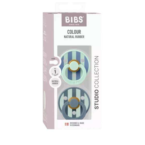 BIBS duda Studio nordic mint petrol (0-6m) 2kom