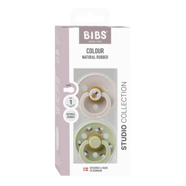 BIBS laža Studio bumblebee mushroom (0-6m) 2kom