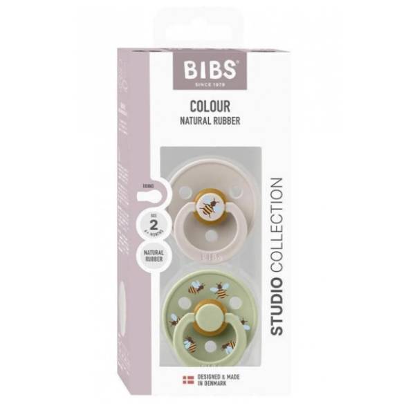 BIBS laža Studio bumblebee mushroom (6-18m) 2kom