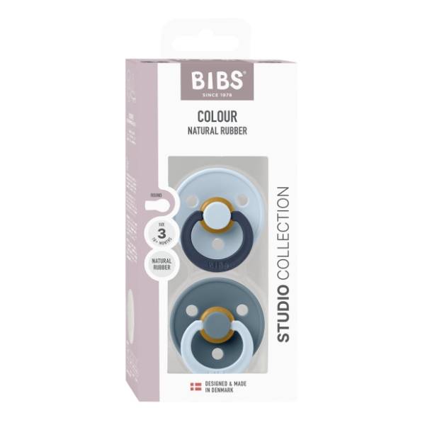 BIBS varalica Studio baby blue (18m+) 2kom