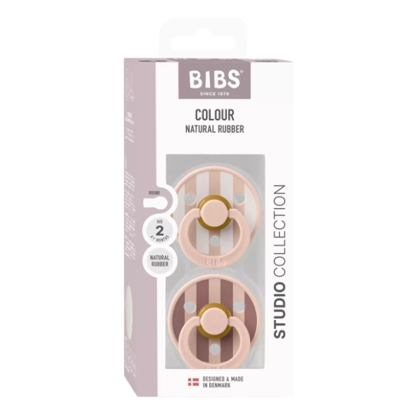 BIBS varalica Studio block blush mix (6-18m) 2kom