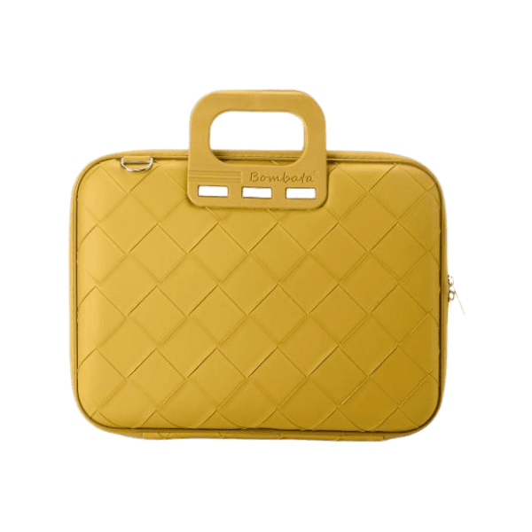 BOMBATA torba za laptop Intrecciato 15,6''/16'' Yellow